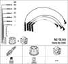 BUJİ KABLOSU TOYOTA COROLLA 1.3L 2E EE90 EE100 88-98 RC-TX118