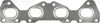 EGZOZ MANİFOLD CONTASI PARTNER-BERLINGO-P206-P208-P301-C-ELYSEE-P307-P308-XSARA-C2-C3-C4 1.4-1.6 VTI