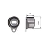 EKSANTRİK GERGİ RULMANI KÜÇÜK CLIO-ESPACE-KANGOO-LAGUNA-MEGANE-MASTER-R9-R11-R19-R21 1.7-1.8 1.9 DTI -2.0