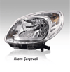 FAR SOL ELK. MOTORLU RENAULT KANGOO 12> KROM ÇERCEVELİ
