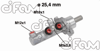 FREN ANA MERKEZİ 25.4mm OPEL ASTRA H 04>14 ZAFIRA B 07>15 ESP HARİÇ