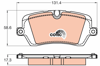 FREN BALATASI ARKA LAND ROVER DEFENDER L663 DISCOVERY L462 RANGE ROVER L405 L494