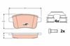 FREN BALATASI ARKA MERCEDES CITAN W415 12> . RENAULT KANGOO II 09>