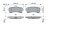 FREN BALATASI ARKA MERCEDES W205 S205 C205 A205 W222 C217 A217 C190 X290 R190