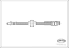 FREN HORTUMU ARKA FIAT DUCATO 06> CITROEN JUMPER II 06> PEUGEOT BOXER 06> 440mm