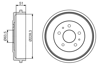 FREN KAMPANA ARKA FOCUS/C-MAX 04> DIŞ ÇAP: 271MM