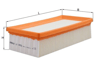 HAVA FILTRESI CORSA F-CROSSLAND-P208-P301-P308 II-P2008-C-ELYSEE 12> C3 II 12> DS3 12> 1.2 VTI EBO-EB2