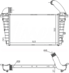INTERCOOLER BRAZİNG INTERCOOLER A/M 526X322X50 ASTRA H 1.3 CDTİ 2004