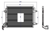 KLİMA KONDENSERİ VW TİGUAN 07 > 580X450X16 OTO.-MEK.