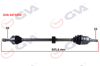 KOMPLE AKS SAĞ TOYOTA COROLLA 1.6L 4A-FE AE101 AE111 92-00 / 1.3L 2E EE100 EE111 94-00 ABS SİZ ARAÇLAR İÇİN 26X23 KOMPLE BOY 925.6MM