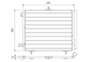 KONDENSER P207-P208-P1007-P2008 05 >-C2-C3-C3 II 03>DS 3 14> 1.4 1.6HDI KURUTUCU İLE AL/AL 420X371X1 6