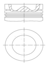 MOTOR PİSTON SEGMAN 0.40 75.40mm CROSSLAND-CROSSLAND-P208-P301-P308-P508-P2008-P3008-P5008-EXPERT- TRAVELLER-PARTNER-BERLINGO-JUMPY-SPACETOURER-C3-C4-DS3-DS4-DS5 1.6 BlueHDI B16DT-B16DTH 73/85/88kw/