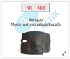 MOTOR ÜST KORUMA KAPAĞI RENAULT CLIO II 98>05 KANGOO II 05> DACIA LOGAN 06> SANDERO 06> 1.5 DCI K9K