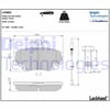 ÖN BALATA FİŞLİ RENAULT R9-R19-R21-CLIO I-II-MEGANE I-TWINGO-LOGAN-SANDERO-SOLENZA