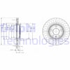 ÖN FREN AYNASI EXPERT 96- JUMPY 95- SCUDO 96- 1.6i-1.9D-2.0HDİ HAVALI 257x20x5DL