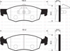 ÖN FREN BALATA FIAT PALIO WEEKEND 96-> / ALBEA 01-> / DOBLO 00->