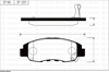 ÖN FREN BALATA HONDA ACCORD 2.0L F20A F20B CB CD kasa 90-95