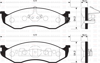 ÖN FREN BALATA JEEP GRAND CHEROKEE I 4.0L 5.2L 91-99 . WRANGLER 96-07