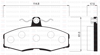 ÖN FREN BALATA SKODA FAVORIT 1.3L 88-97 / FORD SIERRA 1.3L 1.6L 2.0L 86-93