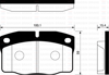 ÖN FREN BALATASI ASCONA 76/88 CORSA A 82.3.93 KADET 1.4 88-95 VECTRA A 88/11.95 OMEGA <94