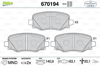 ÖN FREN BALATASI FIAT 500X 14> JEEP RENEGADE 14> COMPASS 20> 1.3D MTJ 1.3TB 1.4 1.6D MTJ 1.6E-TORQ 2.0D MTJ