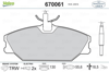 ÖN FREN BALATASI RENAULT LAGUNA 97>01 SAFRANE II 96>02 MEGANE I 97>01 SCENIC MEGANE Sc nic 97>02 1.4 1.6 1.8 1.9D 2.0 2.2D