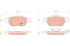 ÖN FREN BALATASI RENAULT LAGUNA II 01>05 LAGUNA III 07>15 MEGANE II 02>