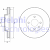 ÖN FREN DİSKİ CHEVROLET AVEO T300 1.2 16v / AVEO T300 1.4 16v 11>14 256X24X60X45.5X4DL HVL 14 JANT