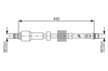ÖN FREN HORTUM CITROEN C4 II 09>18 DS4 11>15 ESP SİZ ARAÇLAR İÇİN