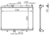 RADYATÖR 307-407-C4-C5-BERLINGO-PARTNER1.6-1.8-2.0 HDİ AC KLİMASIZ MEK 380x552x26