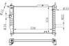 RADYATÖR BRAZİNG ASTRA F 92-98 1.7D KLİMASIZ MEK 538x368x26