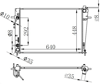 RADYATOR BRAZİNG AT 640X438X18 TUCSON 2.0 CRDI 04
