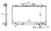 RADYATÖR BRAZİNG CARINA E-CORONA ST 191 92> AC KLİMASIZ MEK 325x658x16