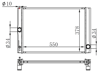 RADYATÖR BRAZİNG COROLLA D4D 07 > 550x370x16 MEK.