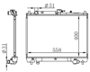 RADYATÖR BRAZİNG MAZDA 323 BG3P MEK 400x568x16