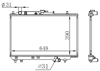 RADYATOR BRAZİNG MT 390X648X16 323- 1.8İ 89- 62485