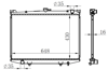 RADYATOR BRAZİNG MT 428X672X16 D21 2.3D/2.5D 62988