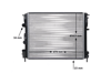 RADYATÖR CLIO II-KNG -LOGAN-SOLENZA-1.5DCİ-1.4-1.6 16V-1.9DTI AC MEK 480x415x34