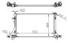 RADYATÖR MASTER III-MOVANO B 2.3DCI-CDTI 10 > KLİMALI 773x469x26 mm