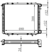 RADYATOR MECHANİCAL MT 480X378X34 19 1.7/1.8İ/1.9D 88 63906-7700272472
