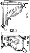 RADYATOR YEDEK SU DEPOSU BMW N43 N45 N46 N51 N54 N20 N53 E81 E82 E90 E88 E91 E92 E93 E84 E89