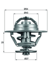 TERMOSTAT 83C BOXER-JUMPER-MOVANO-MASTER-DAILY 2.5-2.8 D-HDI-TDI-JTD