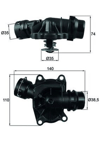 TERMOSTAT 88 C BMW M57 E46 E39 E38 E53 . LAND ROVER RANGE ROVER III 306D1 L322