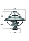 TERMOSTAT 92 C BMW M40 M42 M50 M52 E36 E34 E39 E38