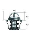 TERMOSTAT BORA-CADDY-GOLF-PASSAT-POLO-T5-SHARAN-OCTAVIA-FABIA-TOLEDO-IBIZA-CORDOBA-A3-A4-A6-TT 87C