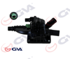 TERMOSTAT KOMPLE 83C P207-P208-P301-P308-P508-PARTNER-BERLINGO-C3-C4-C5-DS3-C-ELYSEE FIAT SCUDO 08> 1.6HDİ 1.6D MJET