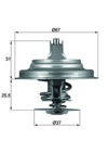 TERMOSTAT PASSAT-CRAFTER-LT 28-35-TRANSPORTER IV 87C