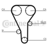 TRİGER KAYIŞI EKSANTRİK KAYIŞI MAZDA 626 2.0L FS GE kasa 92-97 135x254