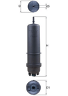 YAKIT FILTRESI BMW B47 B57 G42 G20 G21 G28 G22 G23 G26 G30 G31 G32 G11 G12 G14 G15 G16 G01 G02 G05 G 06 G07
