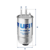 YAKIT FİLTRESİ FIORINO-DOBLO-LINEA 07>-PUNTO 1.3JTD-1.9JTD 05> STILO 1.9JTD 03> BOXER-JUMPER-DUCATO 11> Euro5